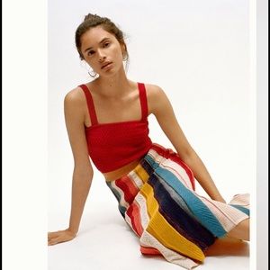 Anthropologie Farm Rio Jimena Knit Skirt